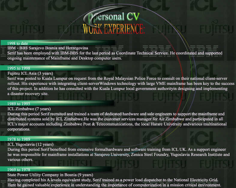 personal CV